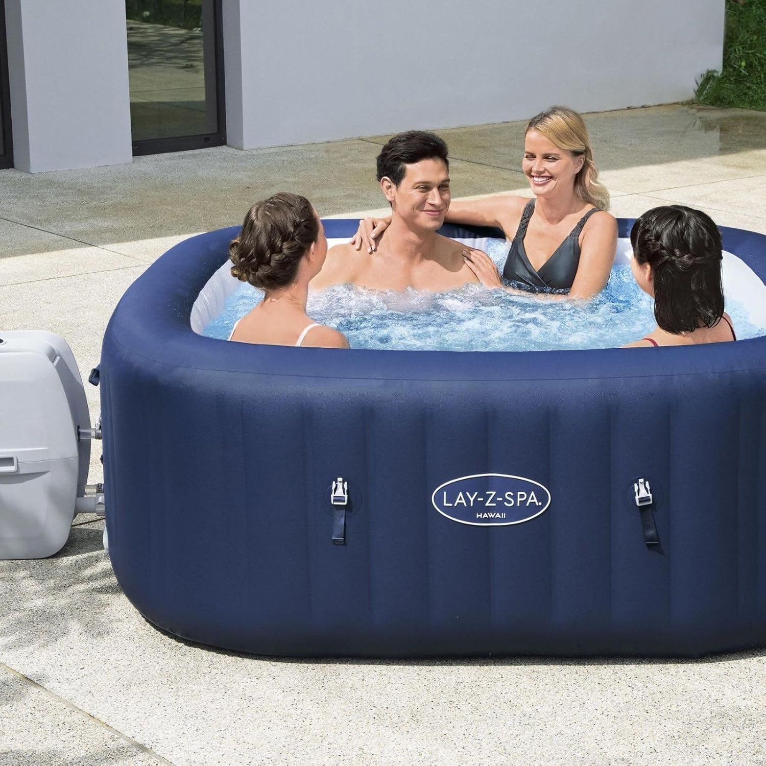 Lay-Z-Spa® Miami Airjet2 round inflatable spa - 4 people
