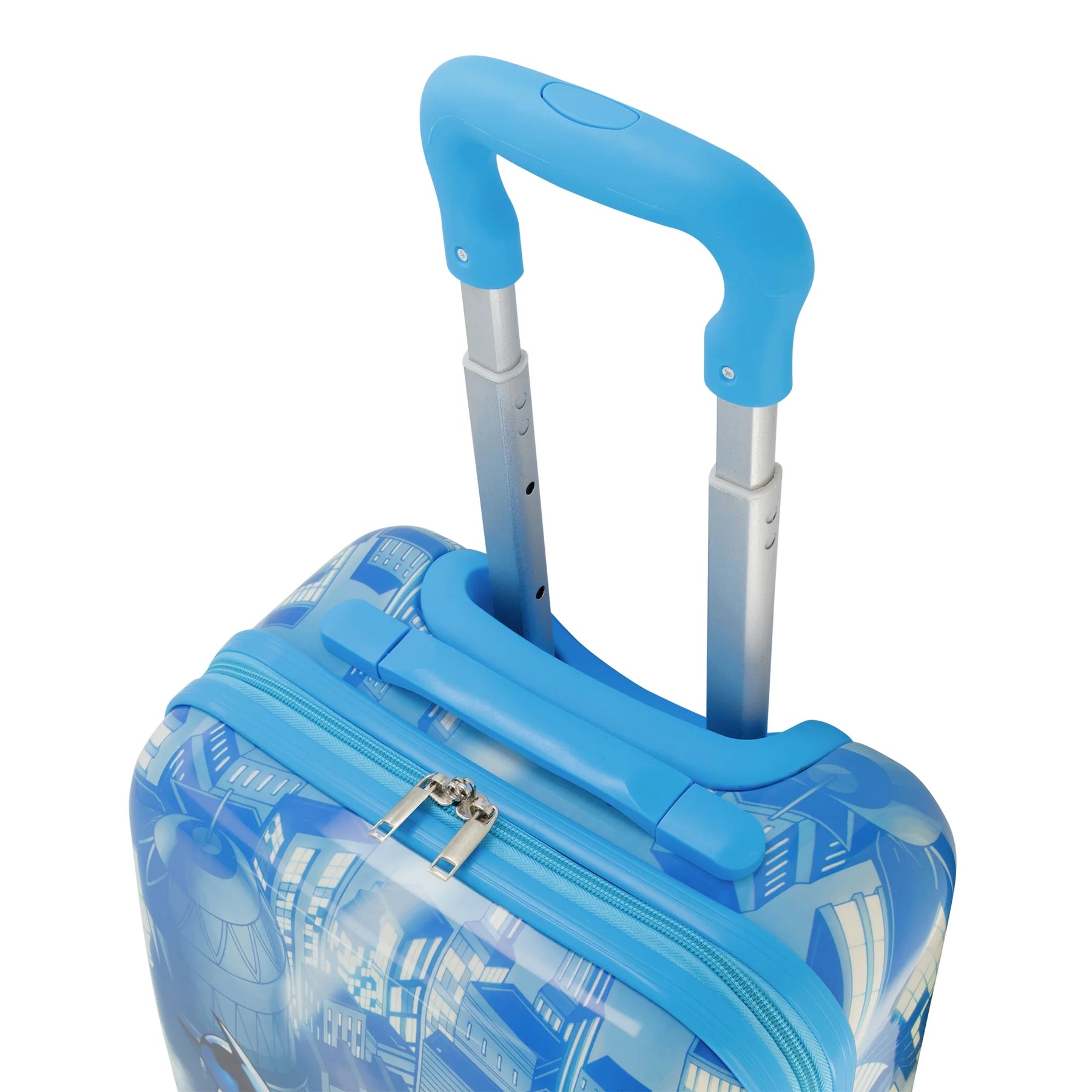 DC Comics Batman 21 in Kids Rolling Luggage, Hardshell Carry on Suitcase with Wheels, Blue - Product image 4