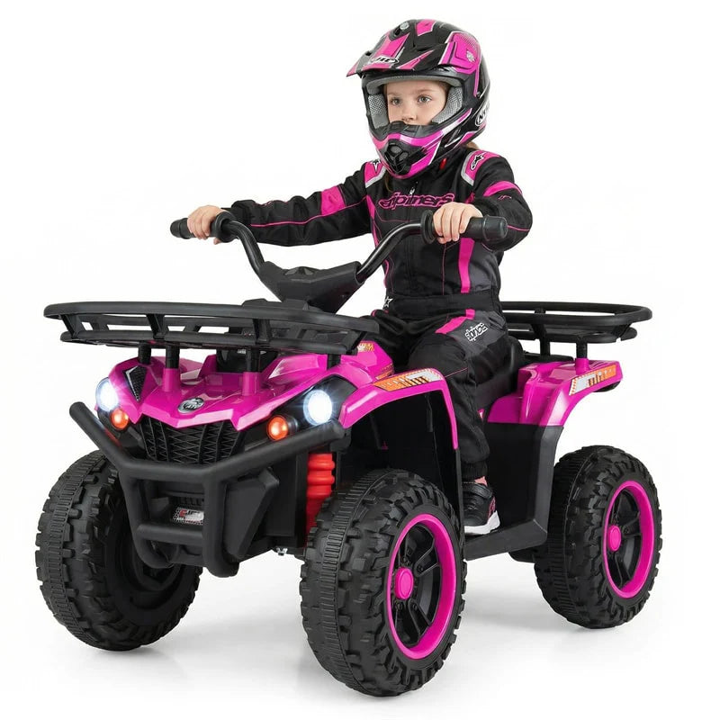 24V Kids ATV Ride On Quad, Electric 4 Wheeler Toy with 5Mph Max Speed, LED Headlights, Music - Product image 11