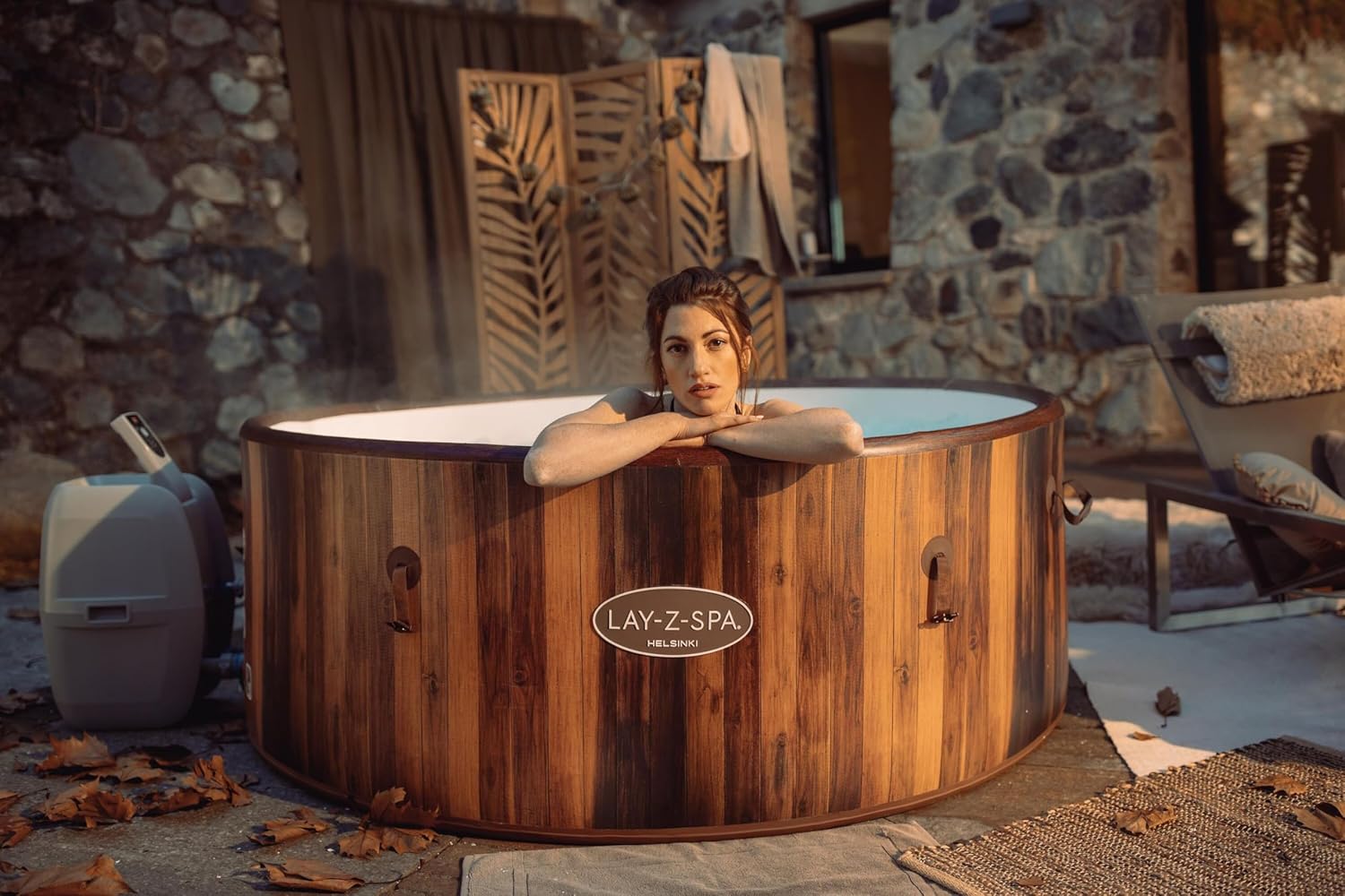 Lay-Z-Spa® Miami Airjet2 round inflatable spa - 4 people