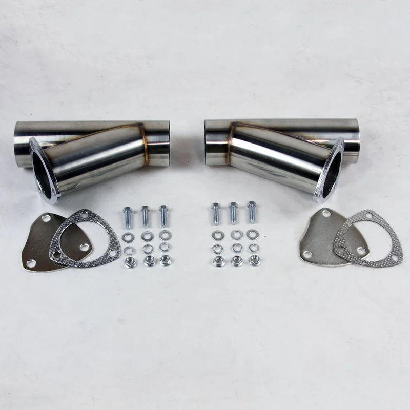 Granatelli Manual Exhaust Cutouts - Stainless Steel - Weld In 306530D