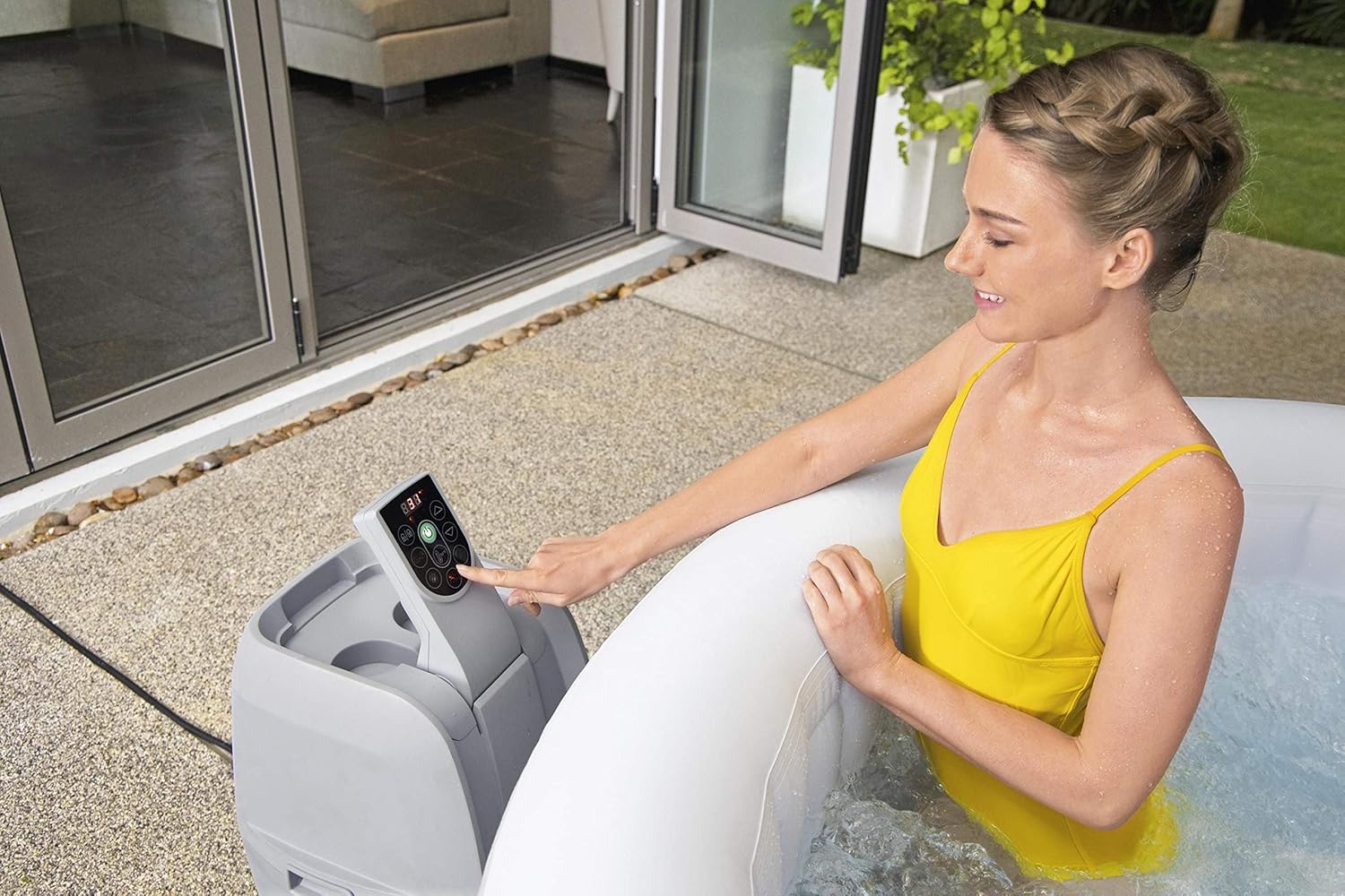 Lay-Z-Spa® Miami Airjet2 round inflatable spa - 4 people