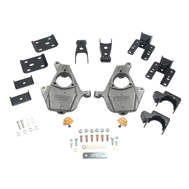 BELLTECH 1017 LOWERING KITS Front And Rear Complete Kit W/O Shocks 2016.5-2018 Chevrolet Silverado/Sierra ALL CAB 4WD 2F/4R