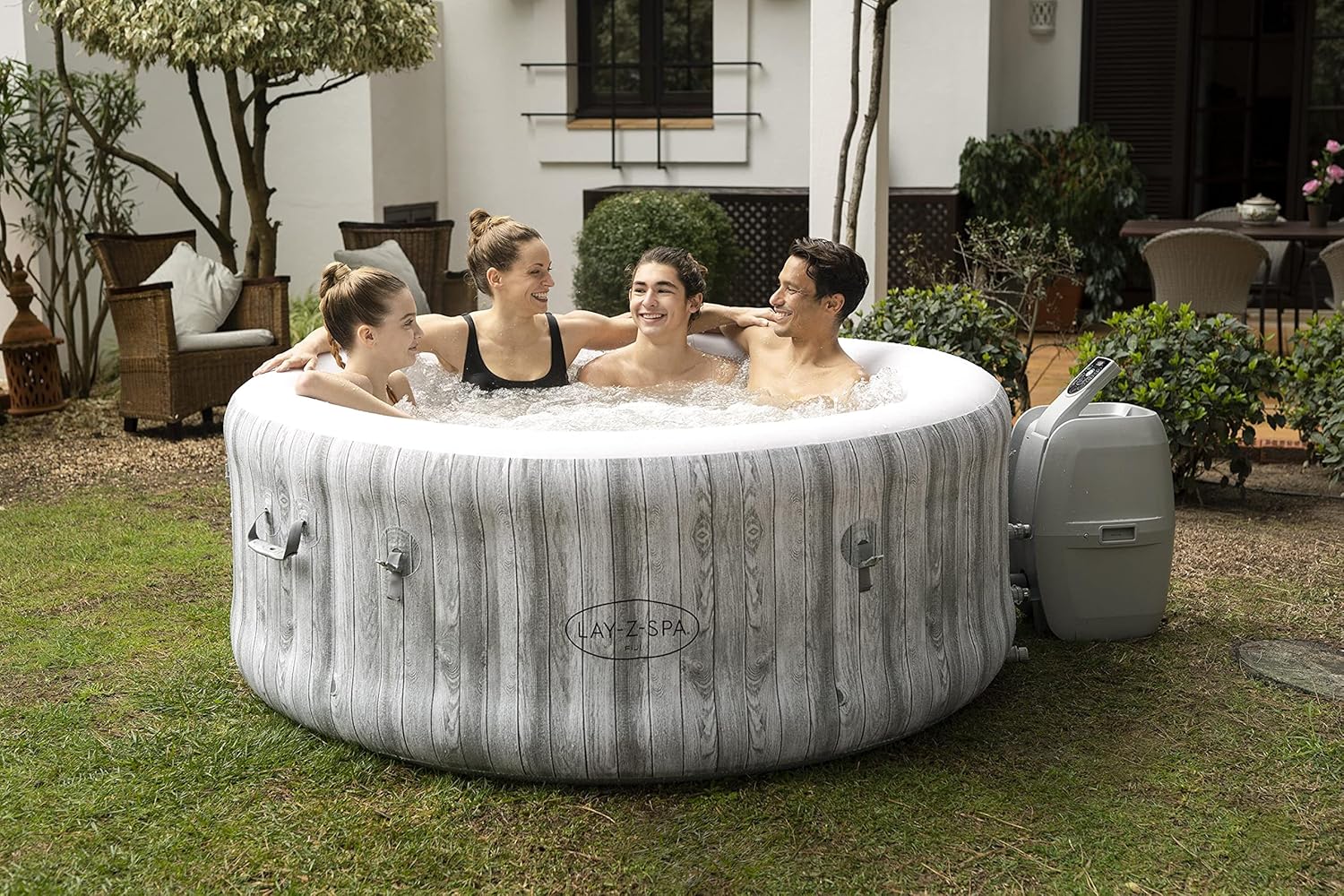 Lay-Z-Spa® Miami Airjet2 round inflatable spa - 4 people