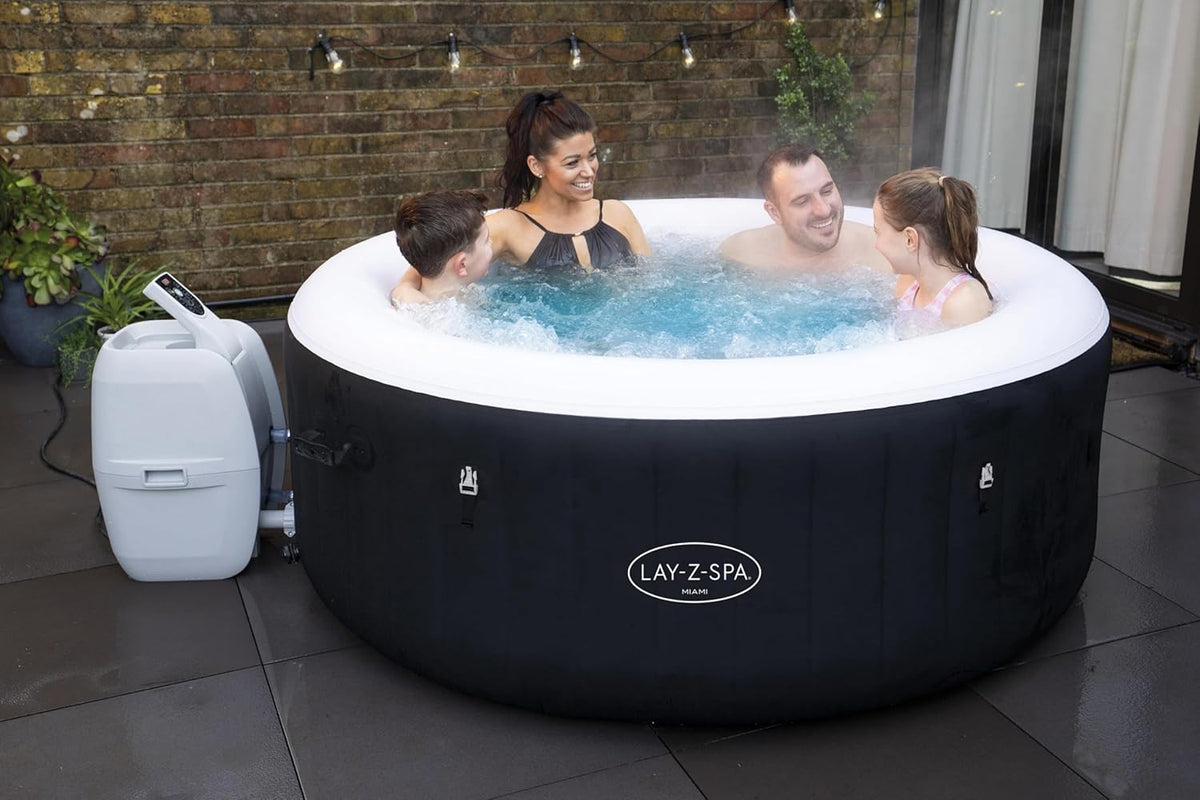 Lay-Z-Spa® Miami Airjet2 round inflatable spa - 4 people