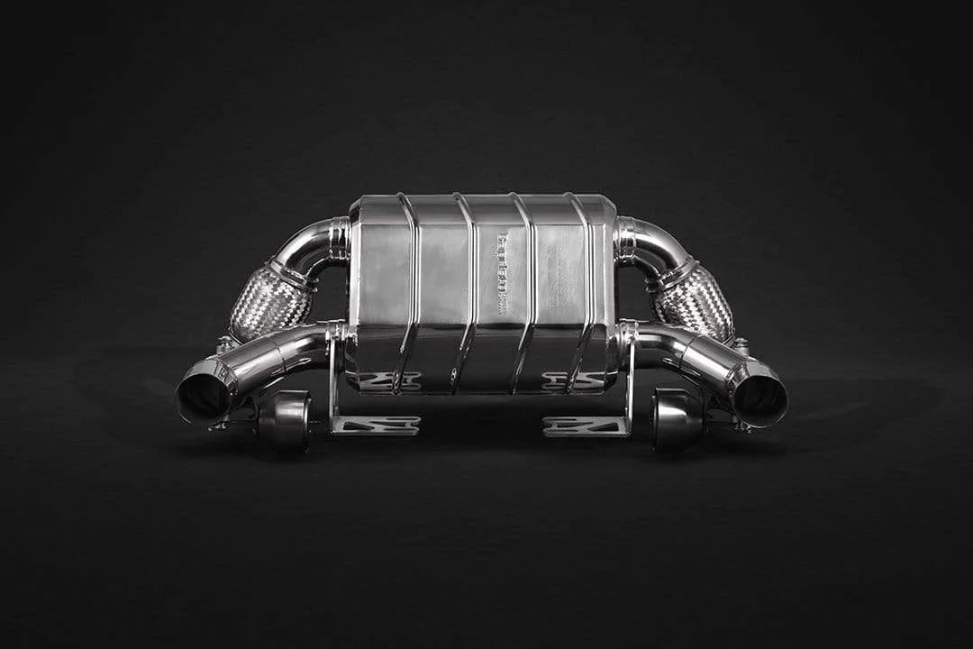 Ferrari 430 Scuderia Valved Exhaust System, 200 Cell Cats, and Heat Shields