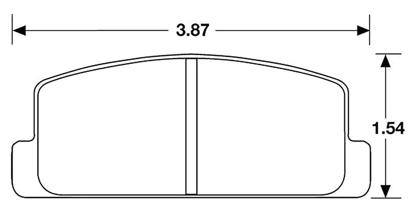 Hawk Performance HB151 Series Brake Pad