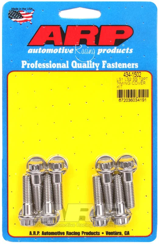 ARP Chevy LS1 LS2 SS 12pt Timing Cover Bolt Kit