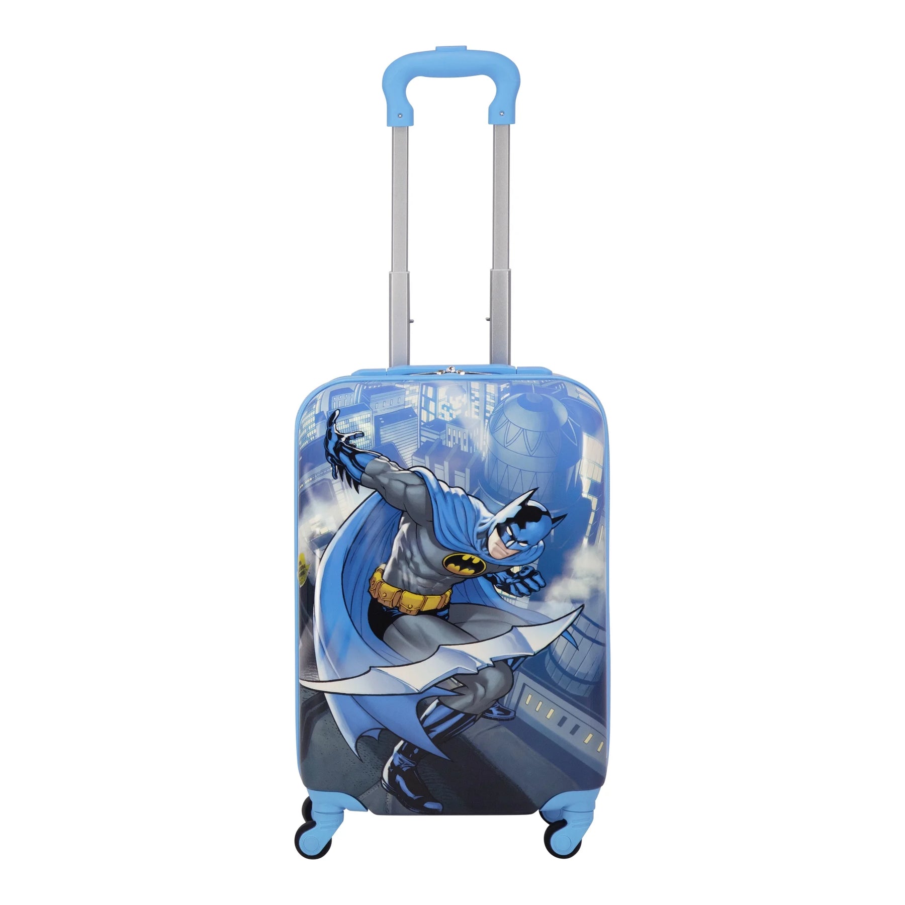 DC Comics Batman 21 in Kids Rolling Luggage, Hardshell Carry on Suitcase with Wheels, Blue - Product image 6