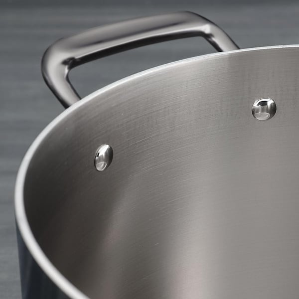 14 Piece Tri-Ply Clad Stainless Steel Cookware Set with Glass Lids - Product image 7