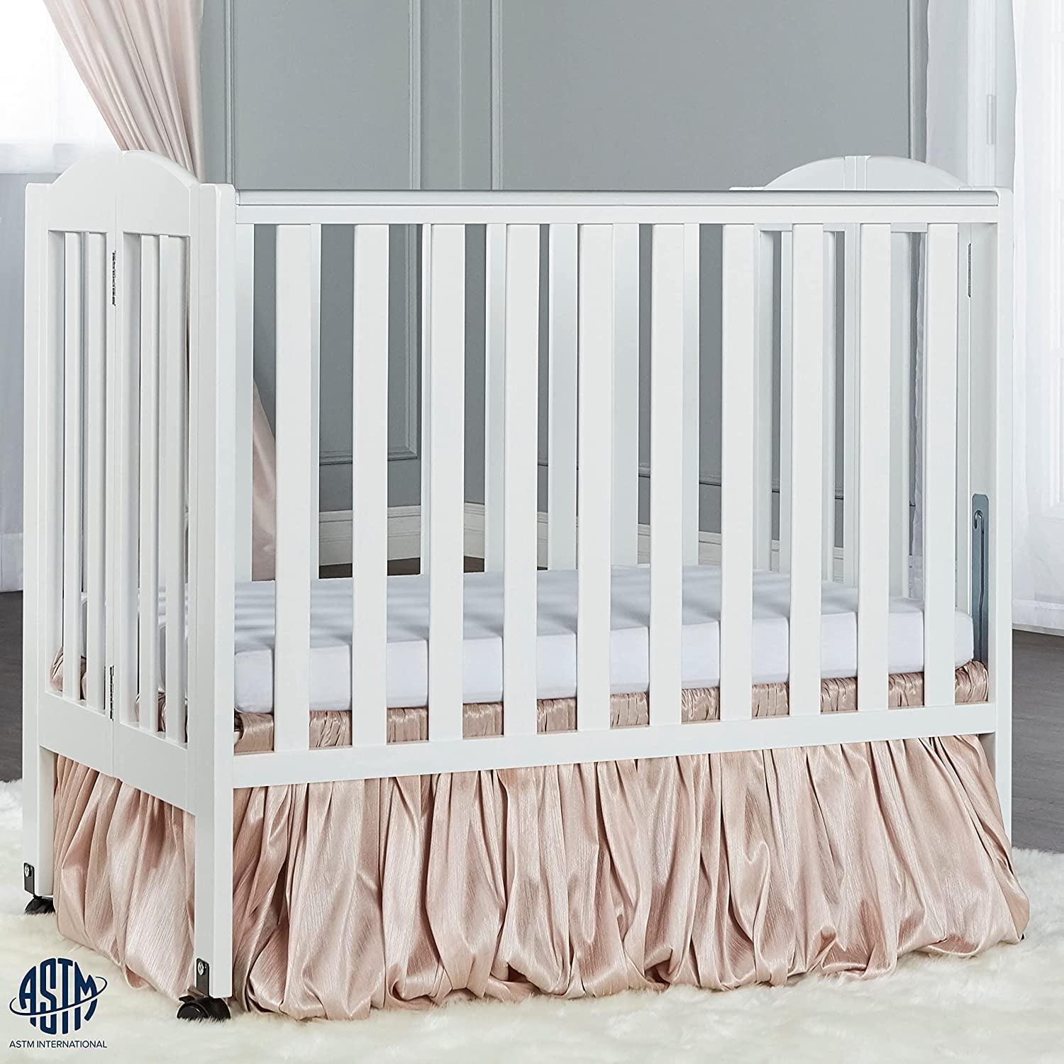 Dream on Me 2 - in - 1 Folding Portable Mini Crib in White. Mattress Pad Included - Product image 7
