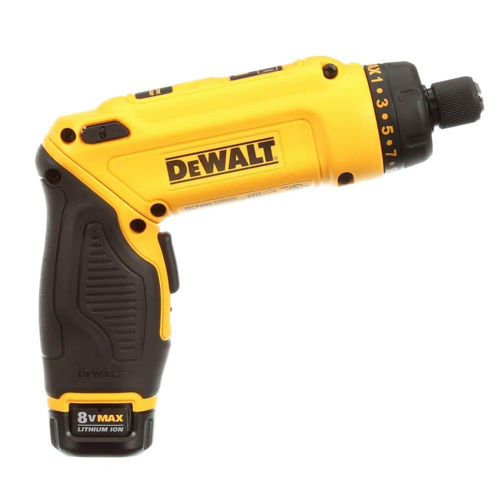 8V MAX Cordless Gyroscopic Screwdriver with Adjustable Handle. (2) 1.0Ah Batteries. Charger - Product image 6