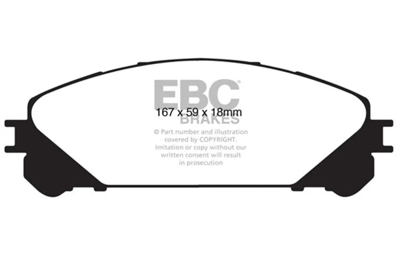 EBC - Front Greenstuff Pad PN DP61837