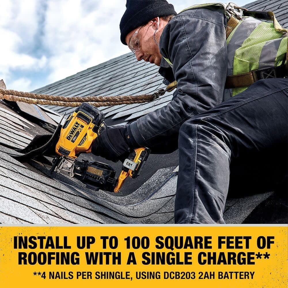 Dewalt 20V Max 15 Cordless Coil Roofing Nailer Kit - Product image 5