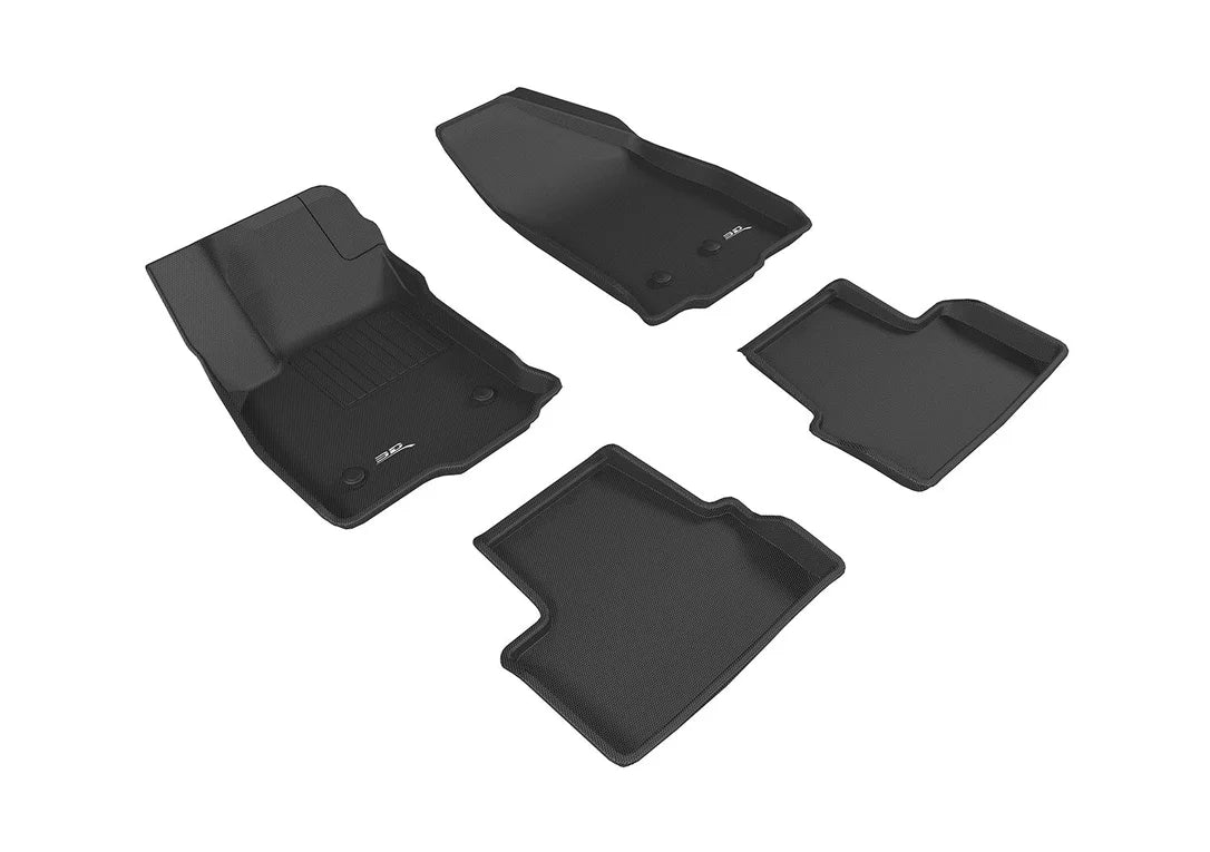 3D MAXpider L1CH07901509 - 2016-2019 Chevrolet Volt Kagu 1st & 2nd Row Floormats - Black