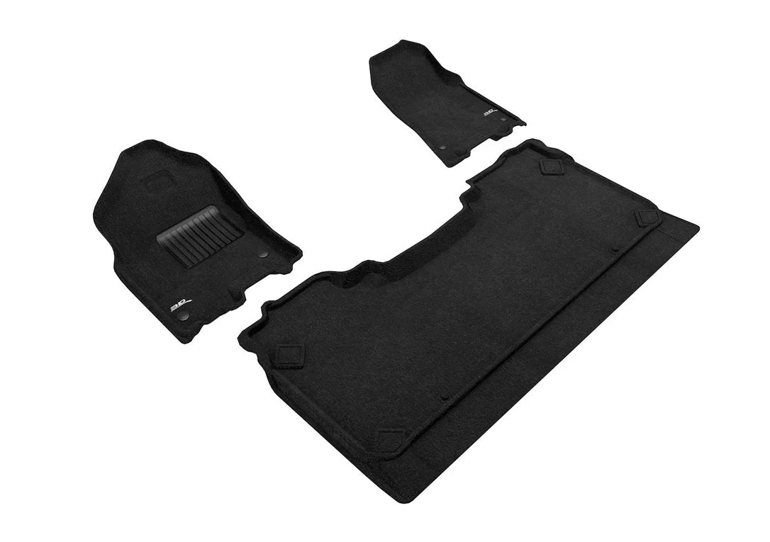 3D MAXpider L1DG02804709 - 19-22 Dodge Ram 1500 Crew Cab w Bucket Front Row Elegant 1st 2nd Row - Set (Black)
