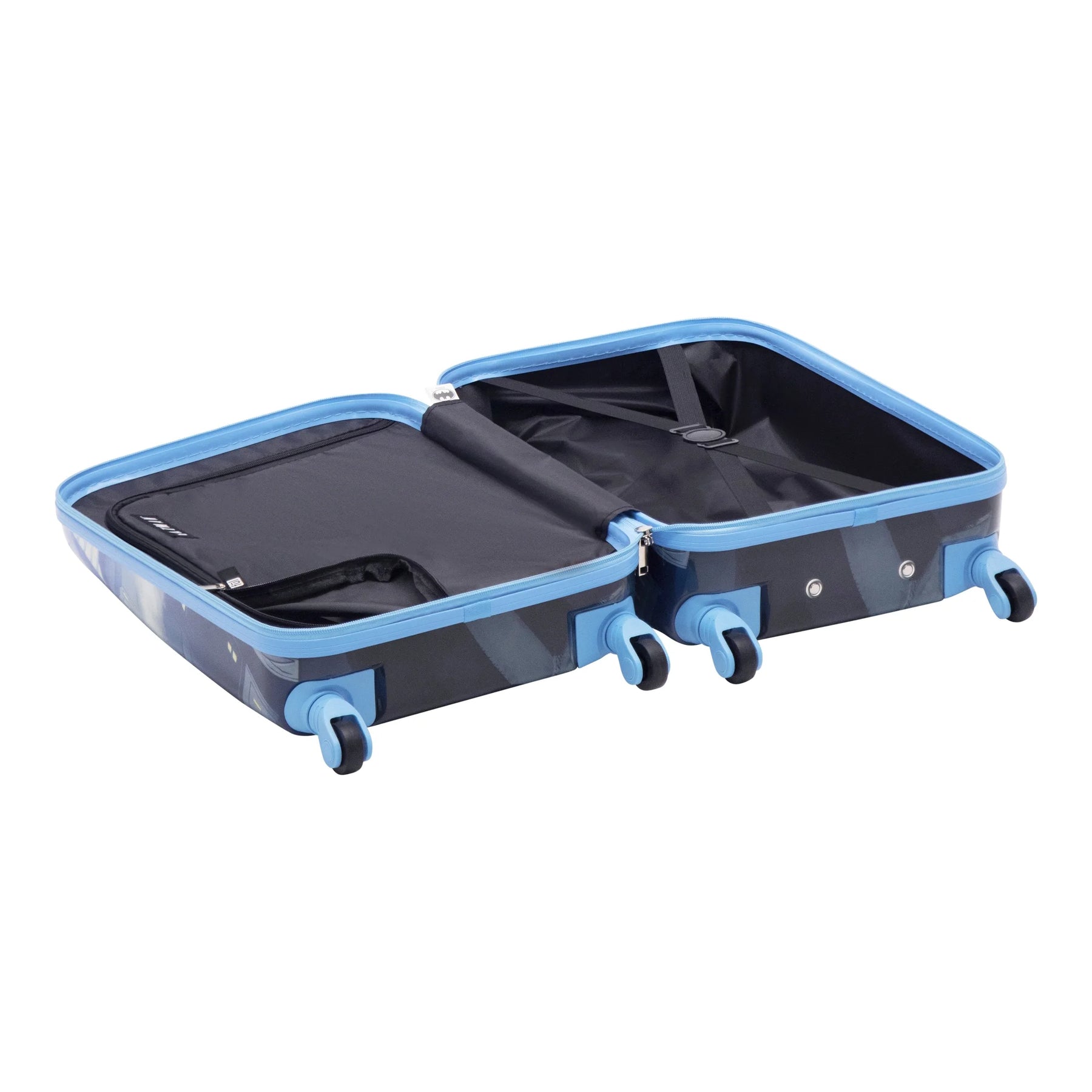 DC Comics Batman 21 in Kids Rolling Luggage, Hardshell Carry on Suitcase with Wheels, Blue - Product image 2