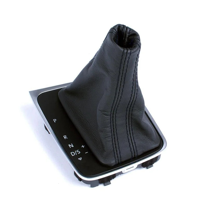 BFI MK7 DSG / Automatic Shift Boot - Gray Alcantara - Purple Stitch