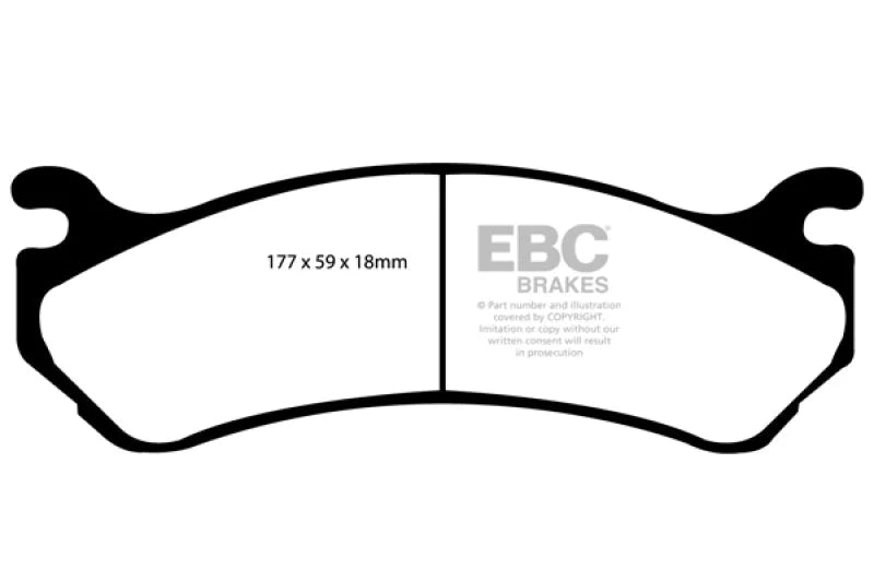 EBC - Front Greenstuff Pad PN DP61304