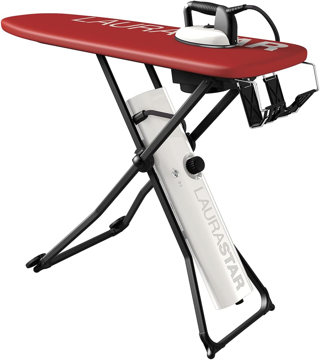 Laurastar GO+ Ironing System, Hygienic Steam Eliminates Bacteria and Mites, Active Table