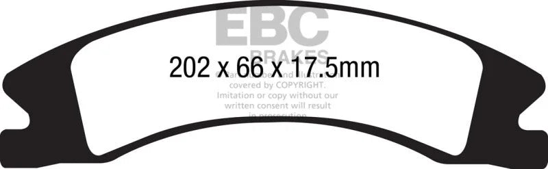 EBC - Front Greenstuff Pad PN DP61885