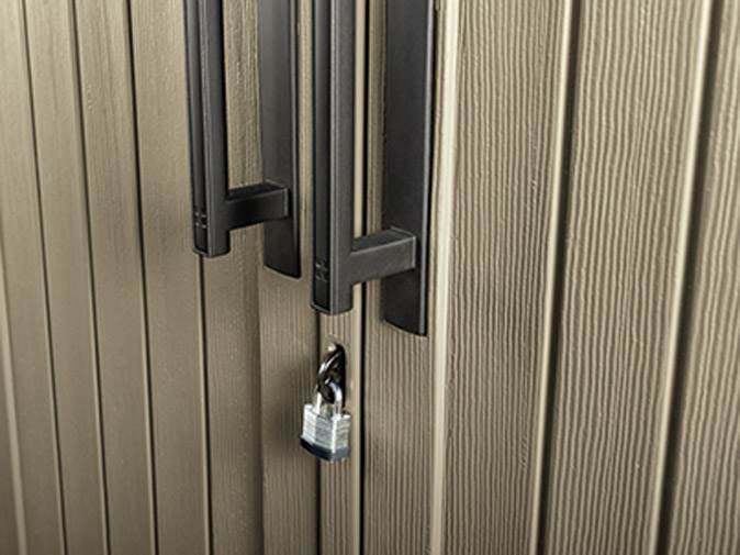 Rubbermaid Outdoor Storage Shed, 52 Cu.Ft., Weather-Resistant, Lockable Doors - Product image 5