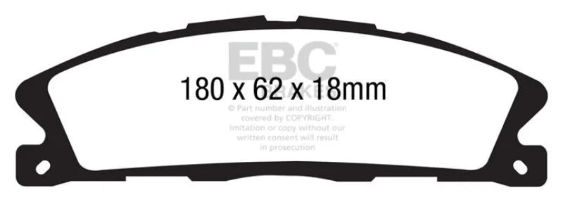 EBC - Front Greenstuff Pad PN DP61886