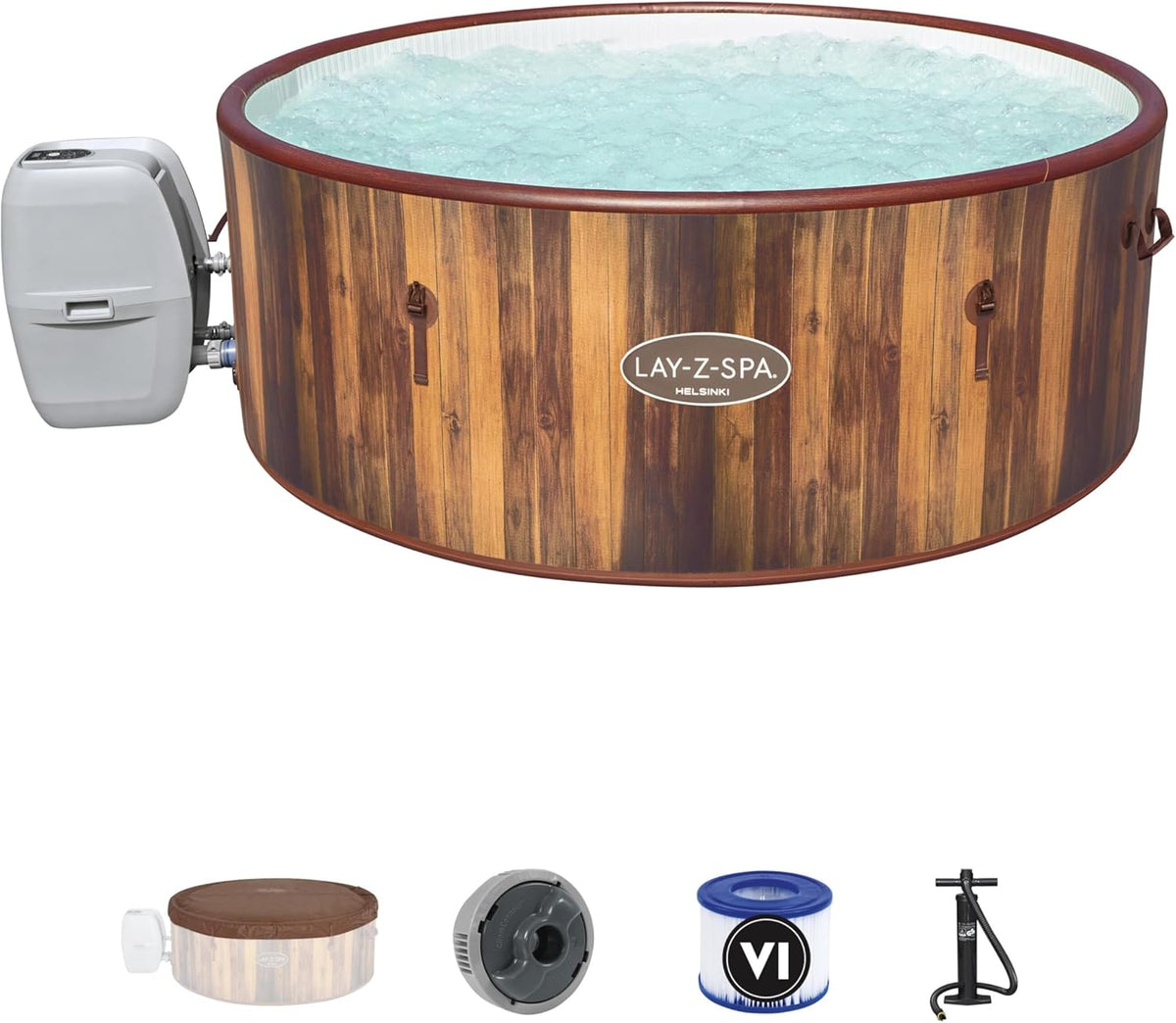 Lay-Z-Spa® Miami Airjet2 round inflatable spa - 4 people