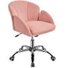 Velvet Desk Chair for Home Office, Makeup Vanity Chair with Armrests for Bedroom Modern - Product image 6
