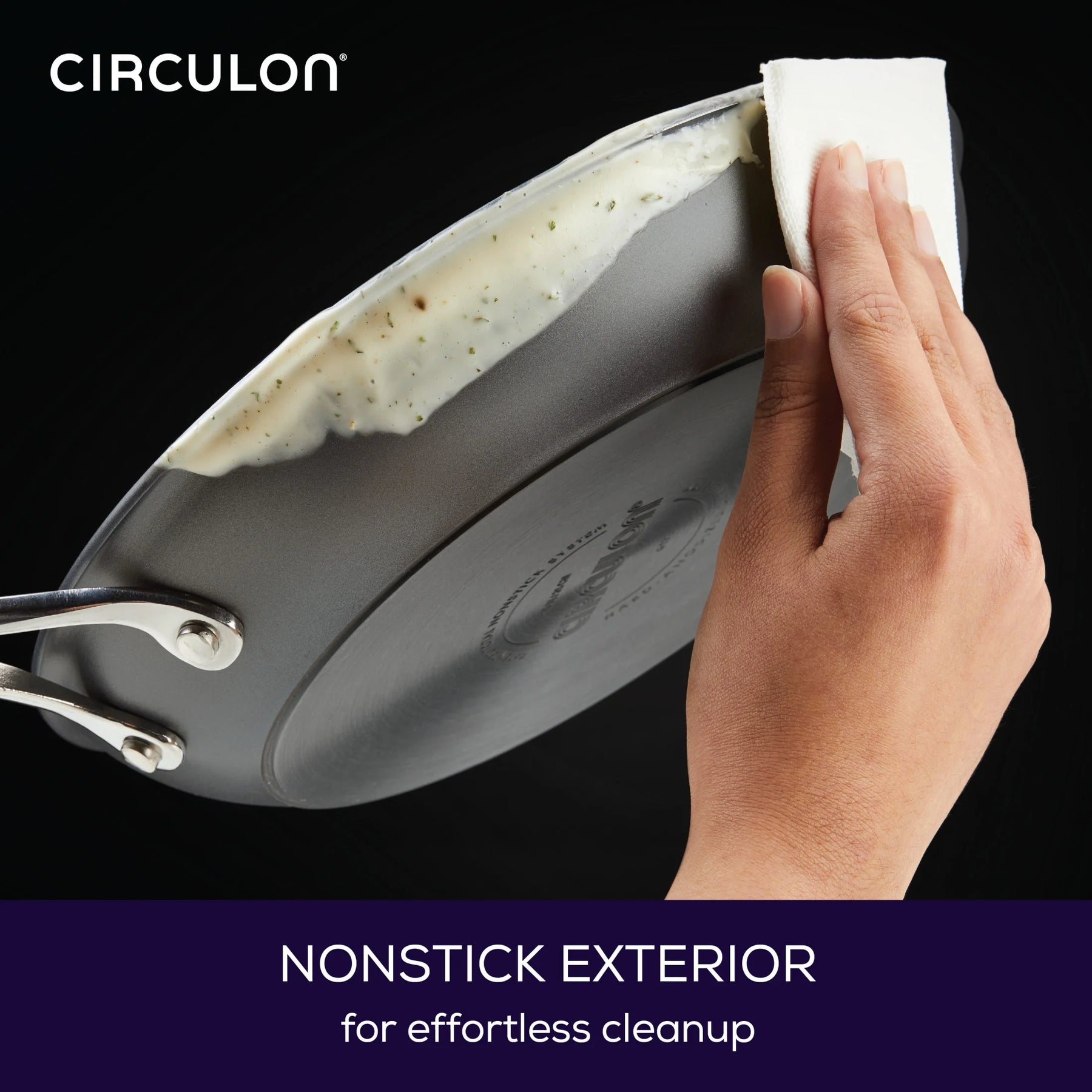 Circulon Elementum Hard - Anodized Nonstick Cookware Set, 10 - Piece, Gray - Product image 5