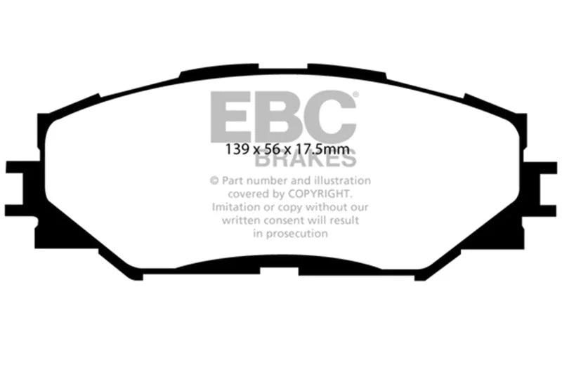 EBC - Front Yellowstuff Pad PN DP41791R
