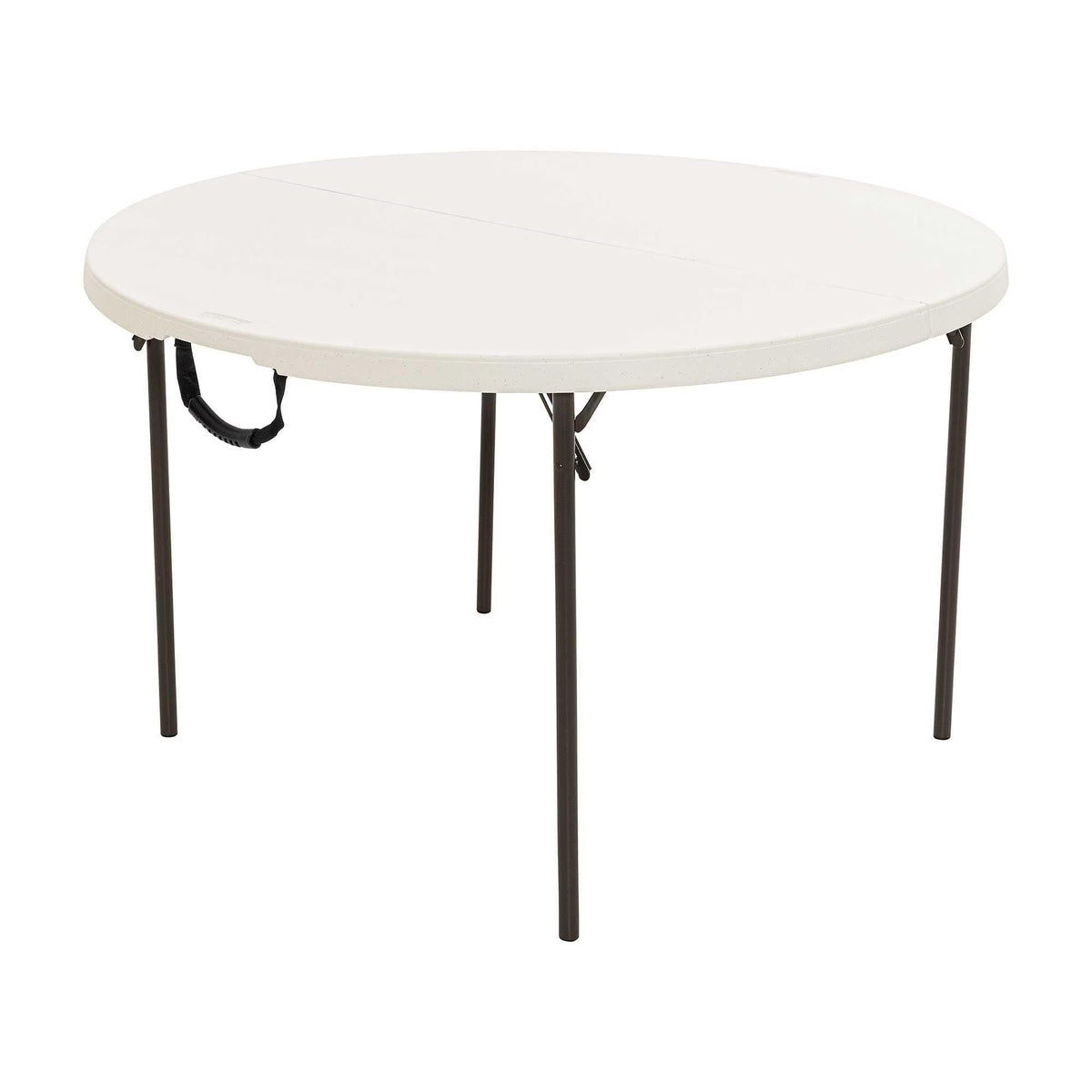 Lifetime 48 in Round Fold - in - Half Table, Indoor/Outdoor Essential, White Granite (280064) - Product image 3