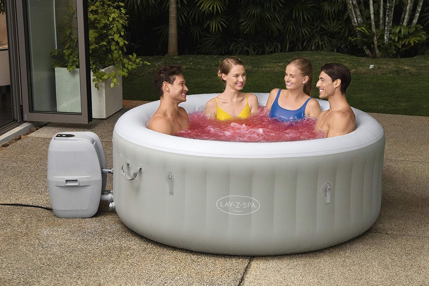 Lay-Z-Spa® Miami Airjet2 round inflatable spa - 4 people
