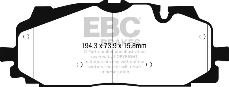 EBC - Front Bluestuff Pad PN DP52277NDX
