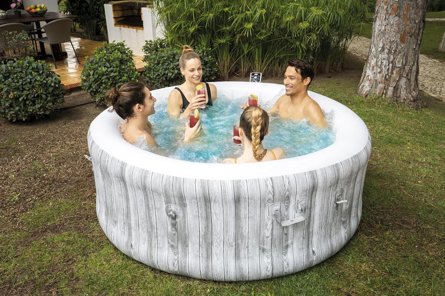 Lay-Z-Spa® Miami Airjet2 round inflatable spa - 4 people