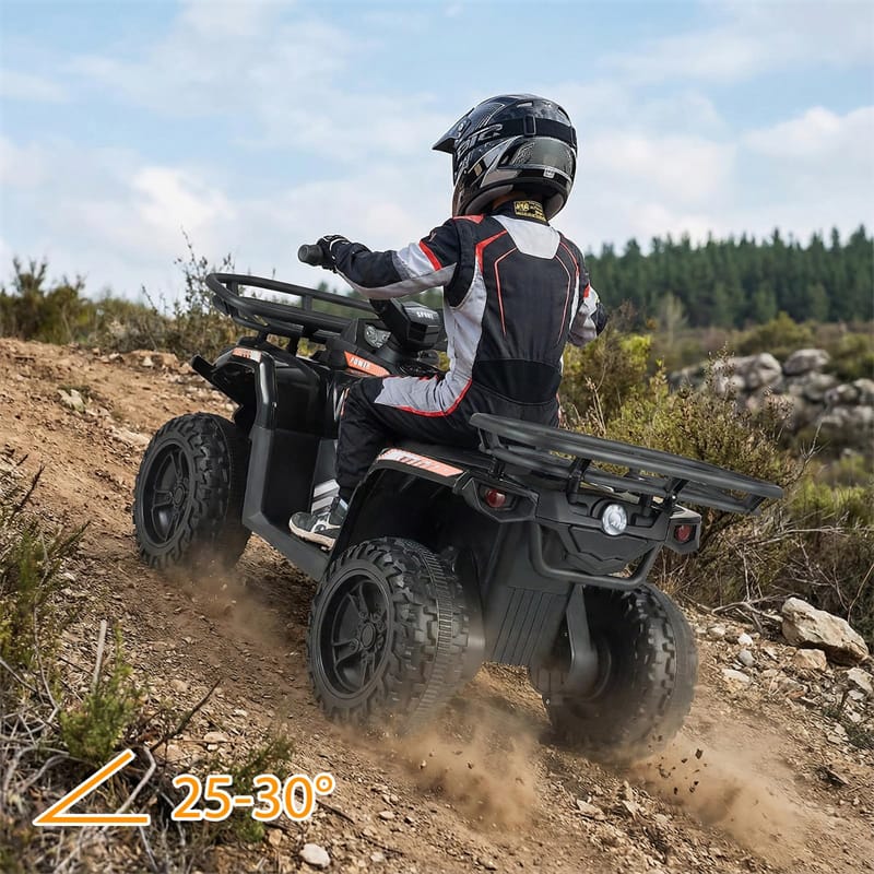 24V Kids ATV Ride On Quad, Electric 4 Wheeler Toy with 5Mph Max Speed, LED Headlights, Music - Product image 23