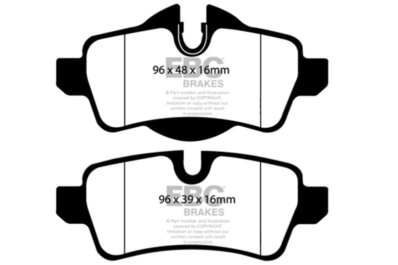 EBC - Rear Yellowstuff Pad PN DP41931R
