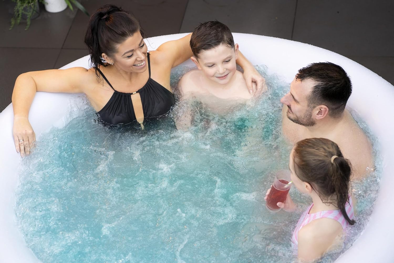 Lay-Z-Spa® Miami Airjet2 round inflatable spa - 4 people
