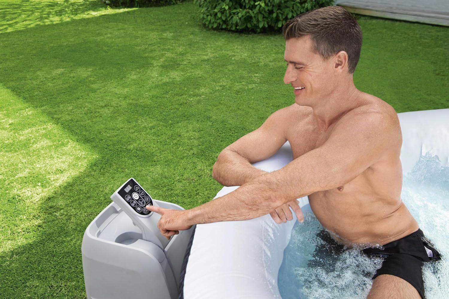 Lay-Z-Spa® Miami Airjet2 round inflatable spa - 4 people