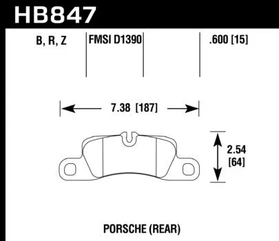 Hawk Performance HB847 Series Brake Pad