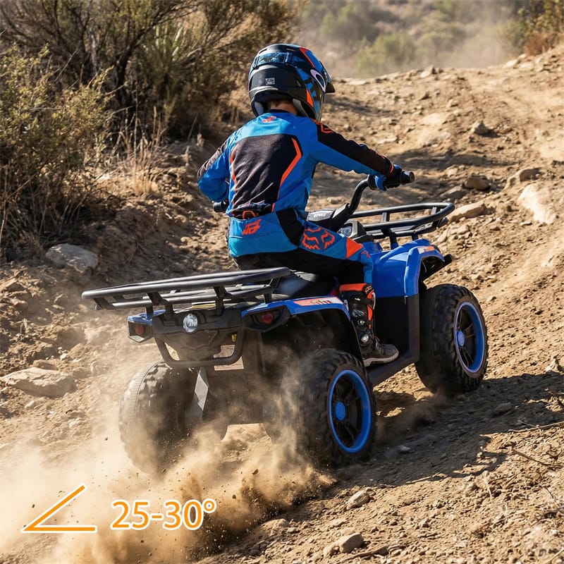24V Kids ATV Ride On Quad, Electric 4 Wheeler Toy with 5Mph Max Speed, LED Headlights, Music - Product image 3