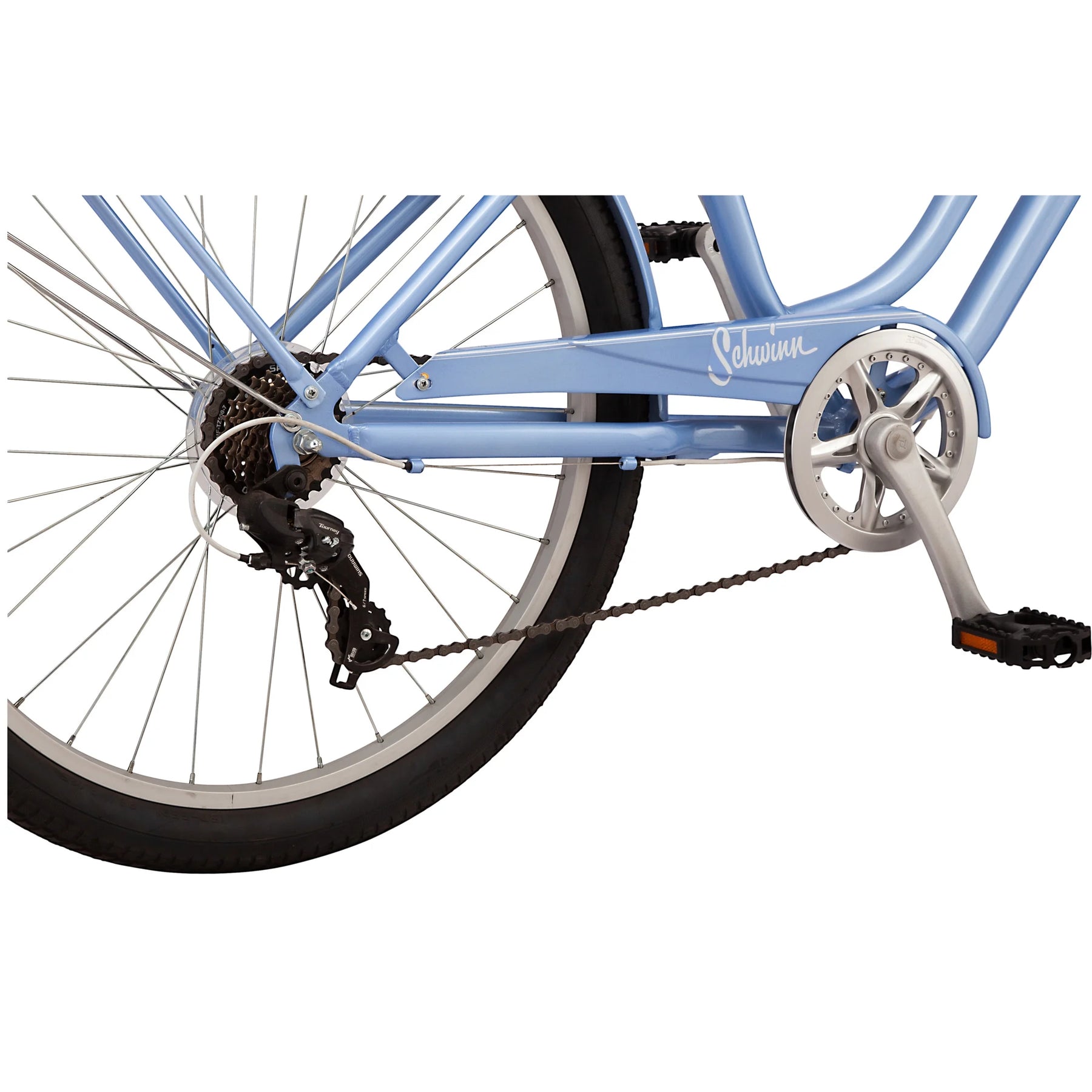 Schwinn Riverwalk Comfort Bike, 26 in Wheels, 7 Speed, Blue - Product image 5