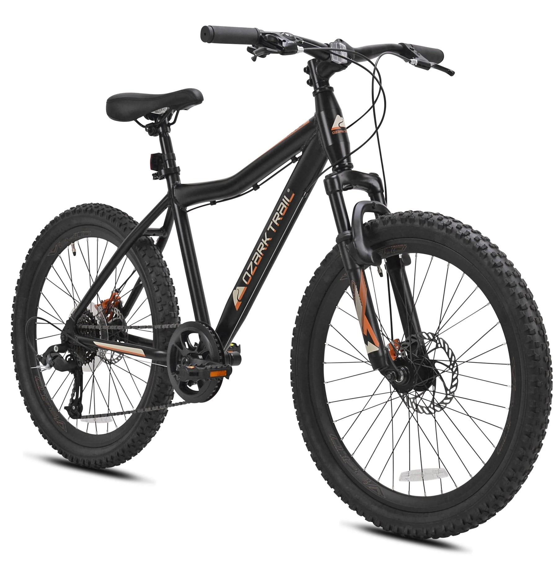 Ozark Trail 24" Glide Mountain Bike, 8 Speed, Black, Teen, Unisex - Product image 3