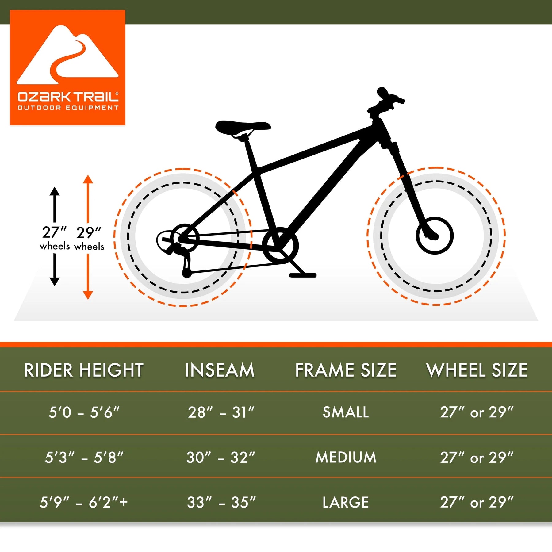 Ozark Trail 24" Glide Mountain Bike, 8 Speed, Black, Teen, Unisex - Product image 8