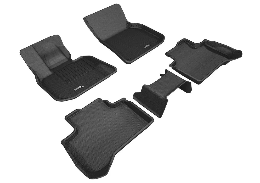 3D MAXpider L1BM09201509 - 2018-2020 BMW X3 (G01)/X4 (G02) Kagu 1st & 2nd Row Floormats - Black
